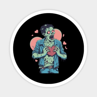 Zombie Love Undead Valentines Magnet